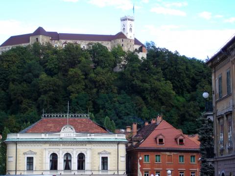 image Castillo y academia filarmónica, Liubliana, Eslovenia