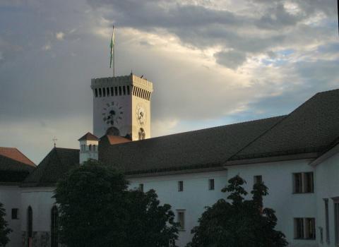 image Torre del castillo de Liubliana, Eslovenia