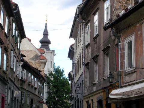 image Calle de Liubliana, Eslovenia