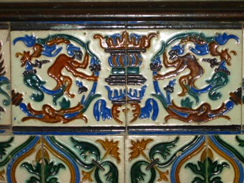 image Azulejos pintados de la Casa Amatler, Barcelona