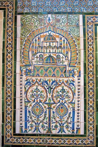 image Azulejos de la mezquita del barbero, Zabia de Sidi Sahab, Kairouan, Túnez