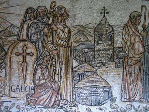 image Mosaicos del monasterio de Poio, Pontevedra