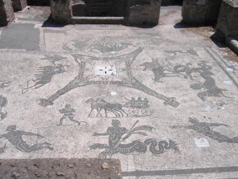 image Mosaico en casa romana, Ostia Antica, Roma