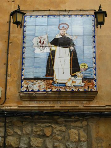 image Azulejos representando a Santo Domingo de Guzmán, Castellón