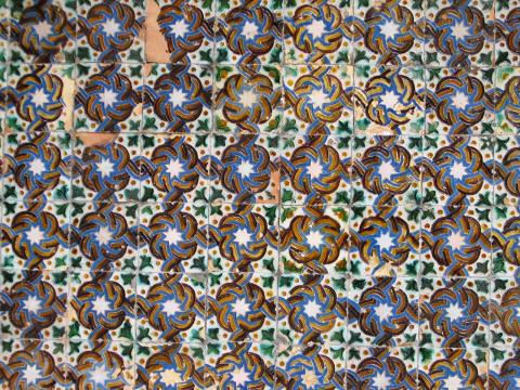 image Detalle de azulejos de la Casa de Pilatos, Sevilla
