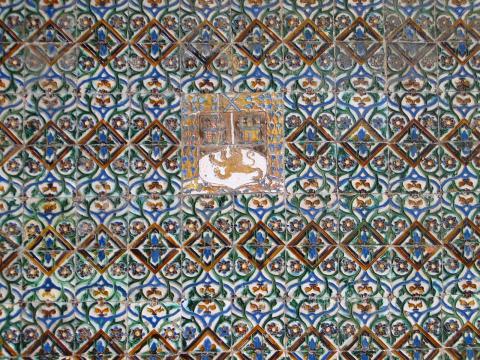 image Detalle de azulejos de la Casa de Pilatos, Sevilla