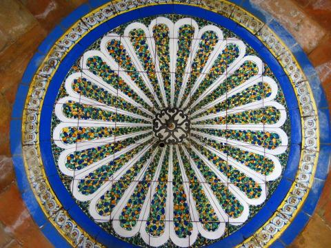 image Detalle de azulejos de la Casa de Pilatos, Sevilla