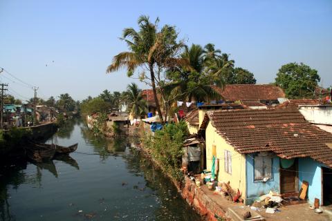 image Barriada en Cochin, Kerala, India