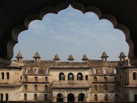 image Fortaleza Mogol de Jehangir Mahal, Orcha, India