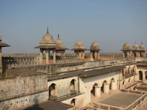 image Fortaleza Mogol de Jehangir Mahal, Orcha, India