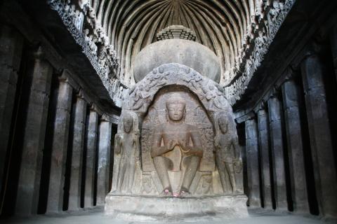 image Cueva budista en Ellora, India