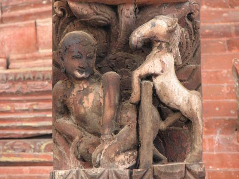 image Talla erótica, Patan, Nepal