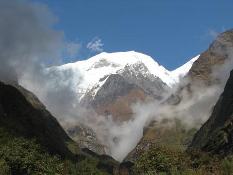 image El Annapurna I visto desde Chomroong, Himalaya, Nepal