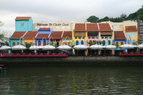 image Restaurantes y cafeterías en Clarcke Quay, Singapur