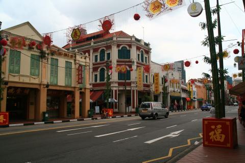 image Calle del barrio Chinatown de Singapur