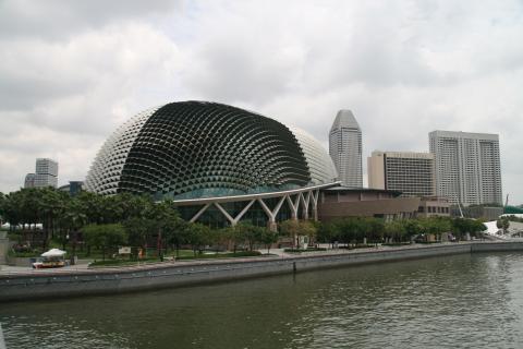image Vista general de la Esplanade, Singapur