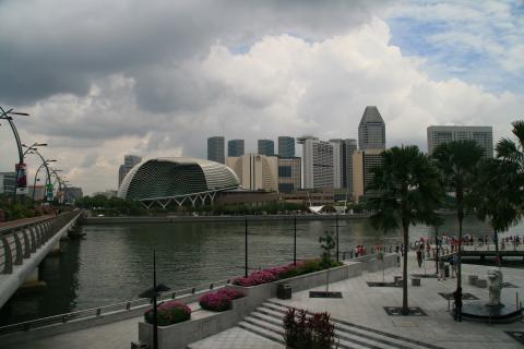 image Vista general de la Esplanade, Singapur