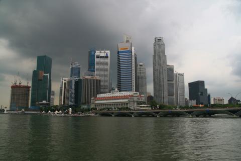 image Vista general de los rascacielos de Singapur