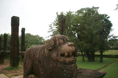 image Estatua de león, Polonnaruwa, Sri Lanka