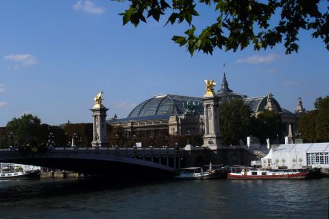 image Puente de Alejandro III en París, Francia