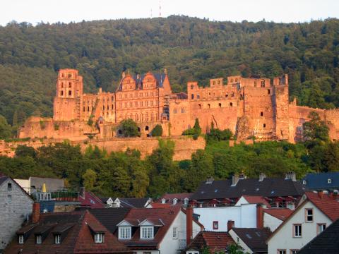 image Vista general del castillo de Heidelberg, Alemania