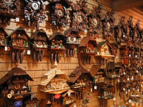 image Tienda de relojes de cuco, Selva Negra, Alemania