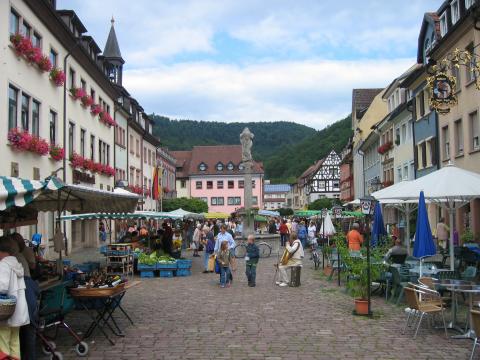 image Plaza del mercado de Waldkrich, Selva Negra, Alemania