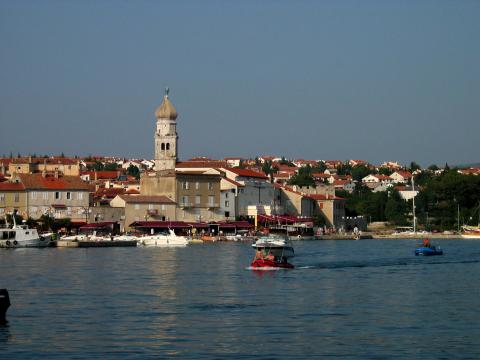 image Ciudad de Krk vista desde el mar, Croacia
