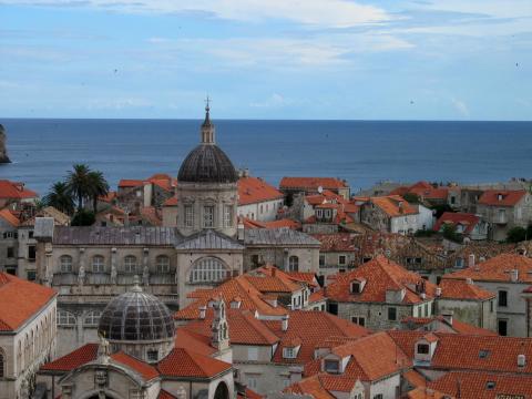 image Vista de la catedral de Dubrovnik, Croacia