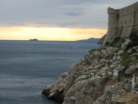 image Atardecer desde la muralla de Dubrovnik, Croacia