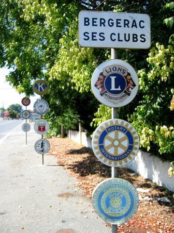 image Letreros de Bergerac y sus clubs, Francia