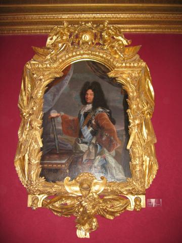 image Retrato de Luis XIV en el castillo de Chenonceaux, Francia
