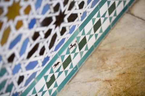 image Detalle de mosaico en el Real Alcázar de Sevilla
