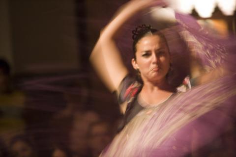image Baile en un tablao flamenco, Sevilla