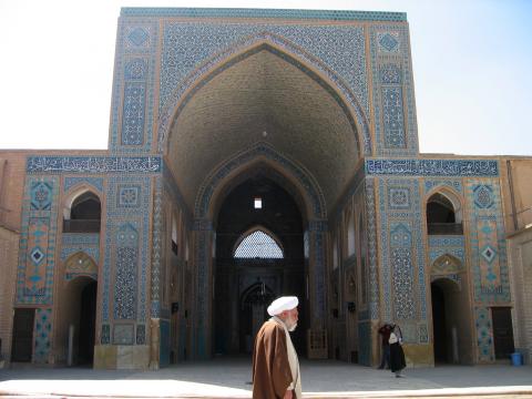 image Iwan de Masjed-e Jame o mezquita del viernes, Yazd, Irán