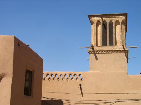 image Detalle de badgir o torre de ventilación, Yazd, Irán
