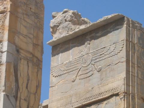 image El dios Ahura Mazda, Persépolis, Irán