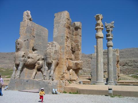 image Puerta de acceso a la ciudad de Persépolis, Irán