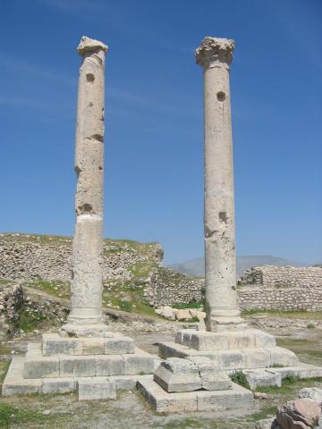 image Las columnas del recuerdo, Bishapur, Irán