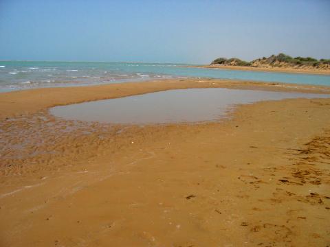 image Playa cercana a Bandar-e Bushehr, Golfo Pérsico, Irán