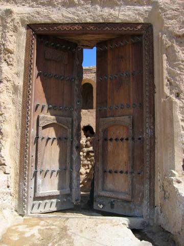 image Puerta de acceso a una mansión en Taheri, provincia de Bushehr, Golfo Pérsico, Irán