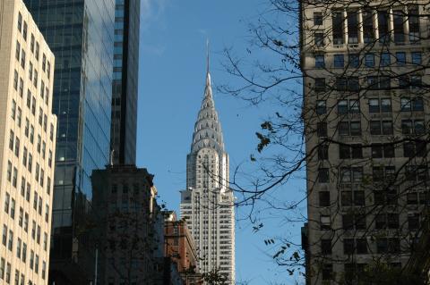 image Edificio Chrysler desde la calle 42, Nueva York, Estados Unidos