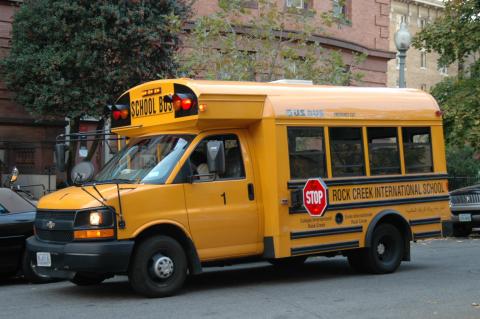 image Autobús escolar en Washington, Estados Unidos