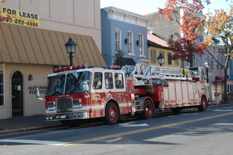 image Camión de bomberos en Washington, Estados Unidos