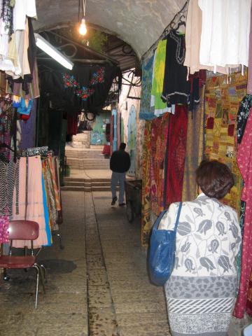 image Callejón del bazar, Jerusalén, Israel