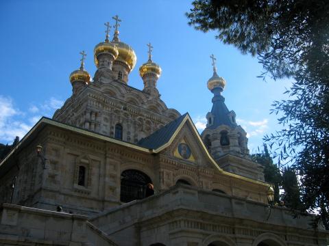 image Iglesia rusa de María Magdalena, Jerusalén, Israel