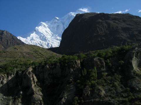 image Vista parcial del Rakaposhi, valle de Hunza, Pakistán