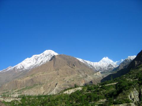 image Picos del monte Karakorum, valle de Hunza, Pakistán