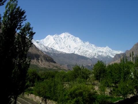 image Vista del Rakaposhi, valle de Hunza, Pakistán