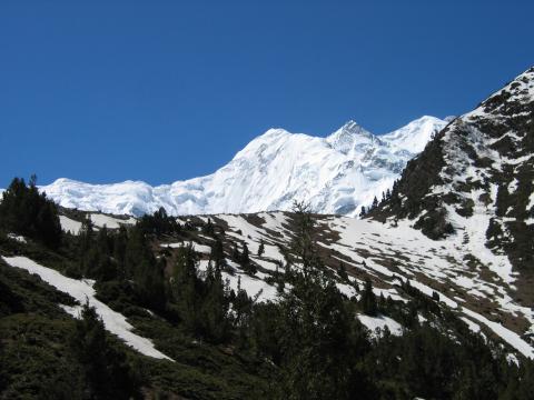 image Vista de parte del Rakaposhi desde Hapakun, cordillera del Karakorum, Pakistán